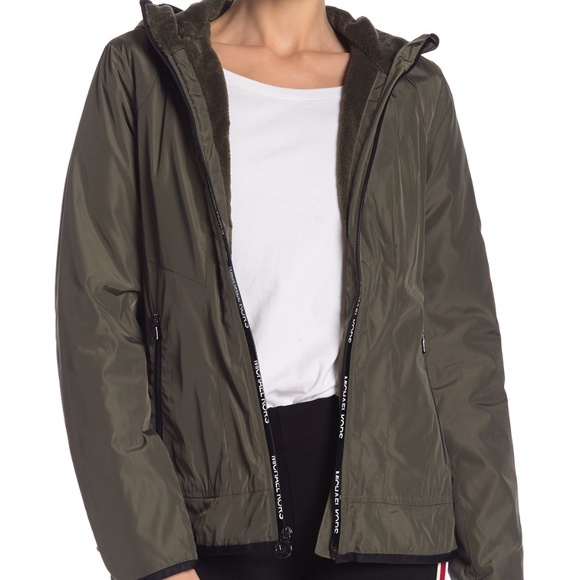 Michael Kors Jackets & Blazers - Michael Kors Plush Lined Windbreaker Jacket Sz Med